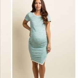 Pink Blush Maternity Mint Dress